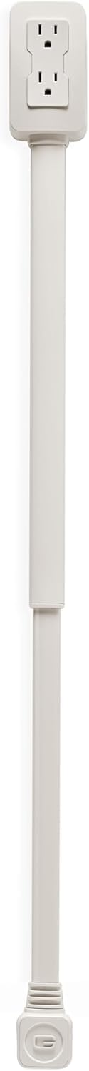 Electrical Outlet Extender (Extends 22"-34", Rotates 180°)
